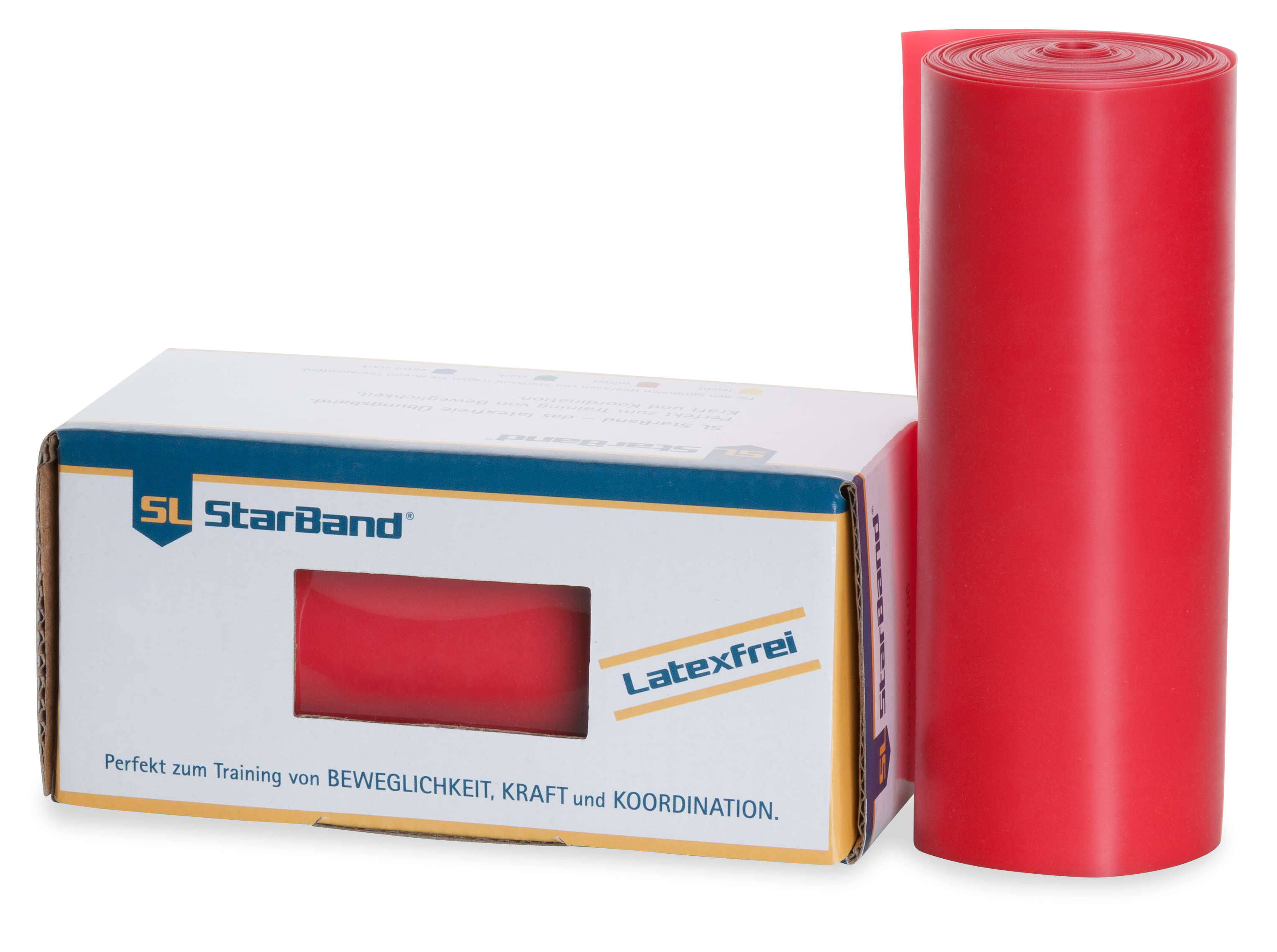 SL StarBand® Therapie- und Fitnessband rot (mittel) - 6 Meter