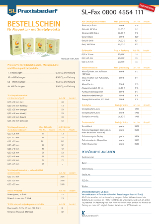Alle Produkte & Preise als PDF Download