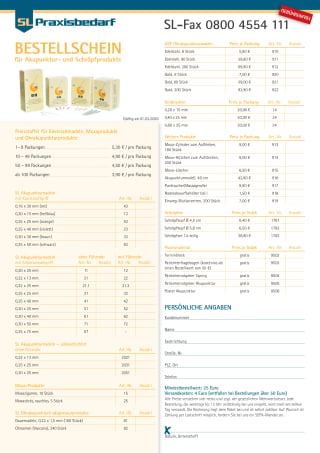 Alle Produkte & Preise als PDF Download